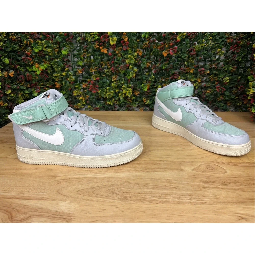 Nike Air Force 1 '07 LX Mid Certified Fresh Sneakers Shoes Enamel Green‎ Men 9.5